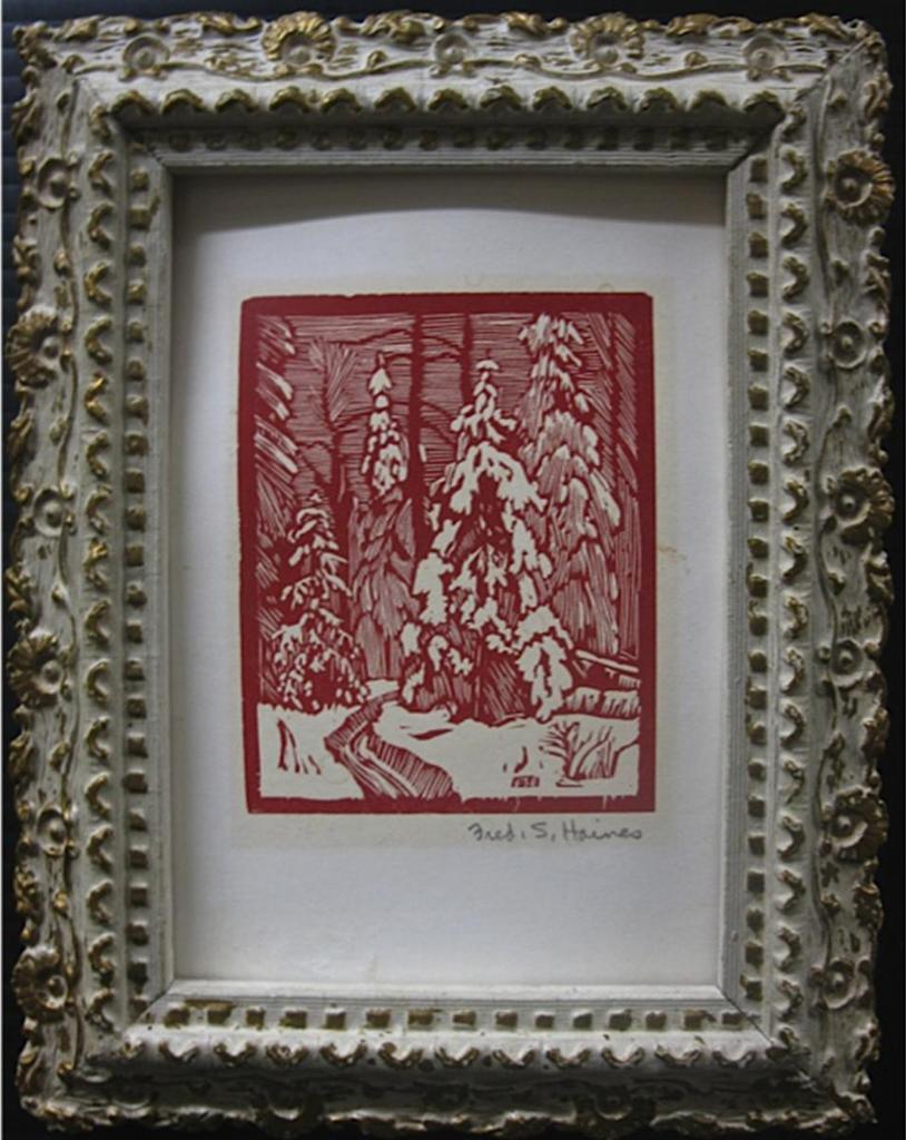 Frederick Stanley Haines (1879-1960) - Winter Study