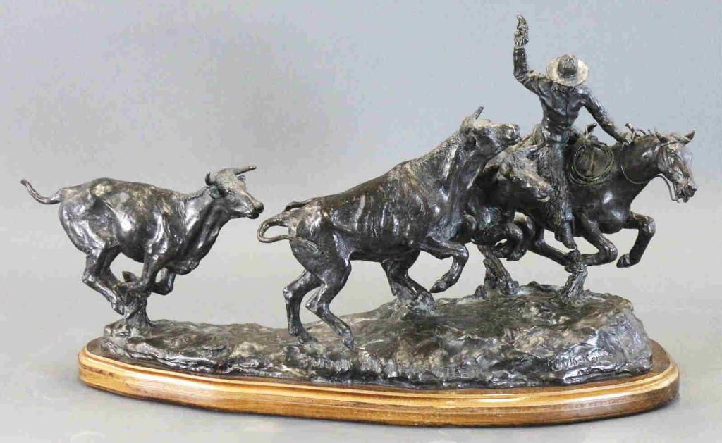 Malcolm James (Mac) MacKenzie (1932-2002) - Turning The Lead Steer; 1973