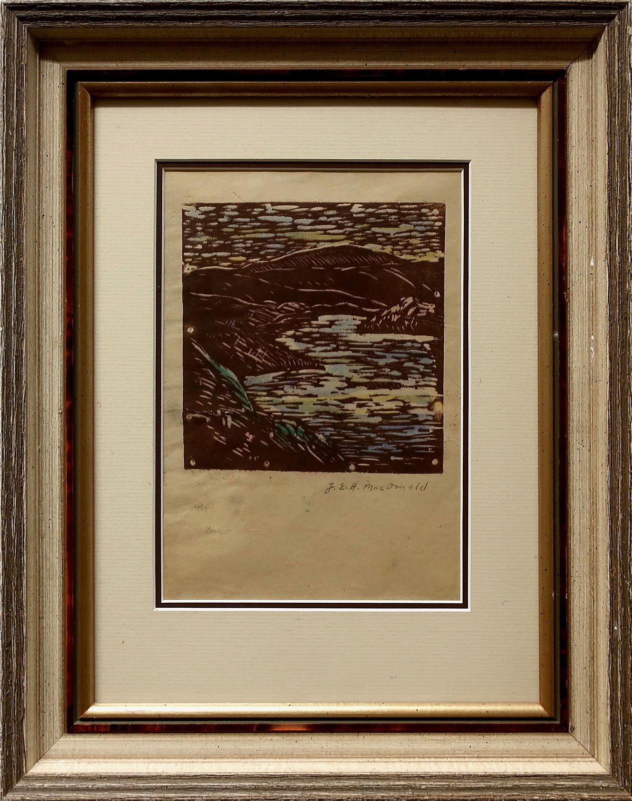 James Edward Hervey (J.E.H.) MacDonald (1873-1932) - Untitled (Evening Algoma?)
