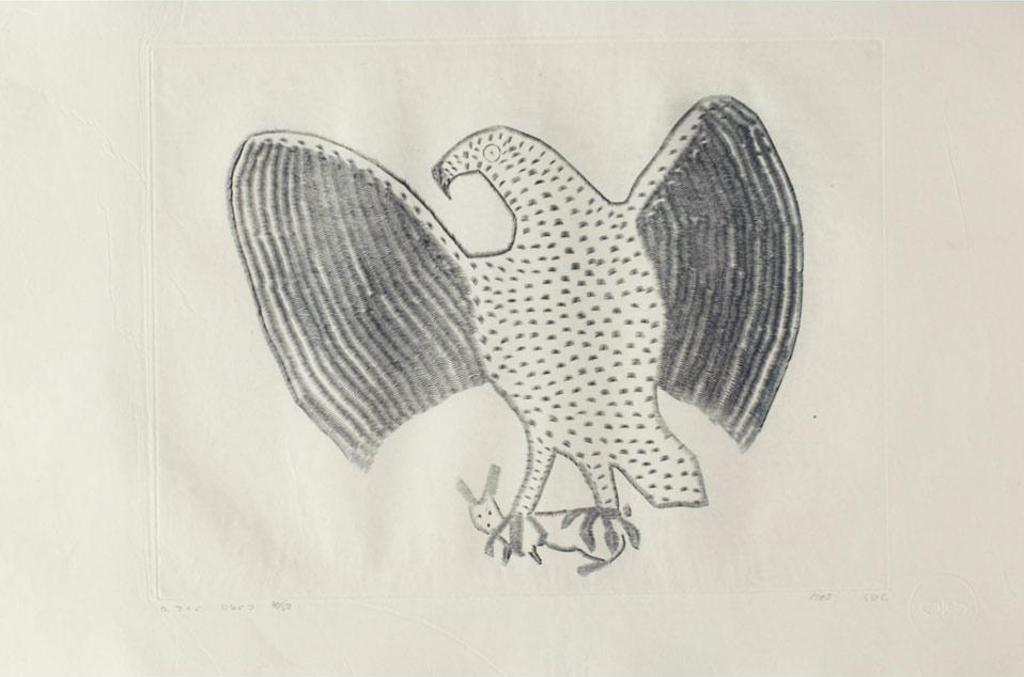 Pauta Saila (1916-2009) - Eagle With Rabbit