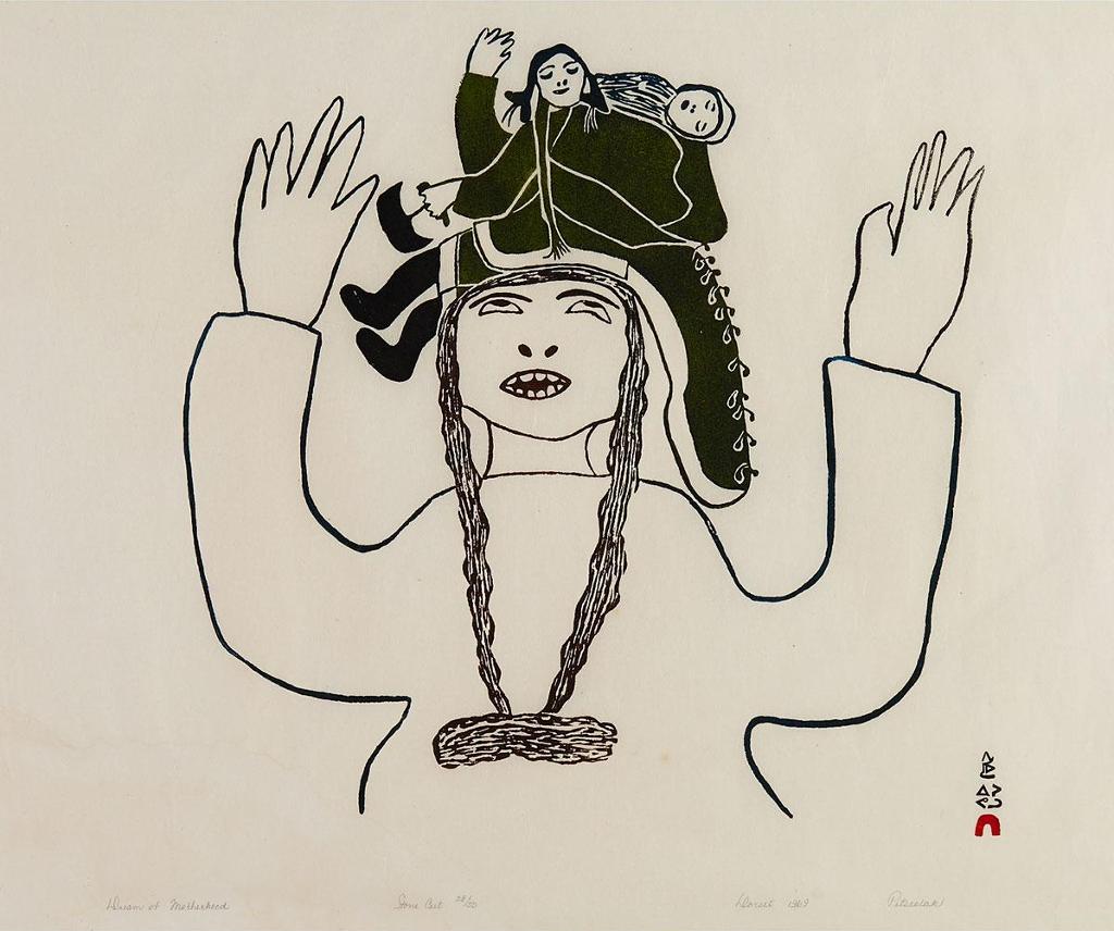 Pitseolak Ashoona (1904-1983) - Dream Of Motherhood