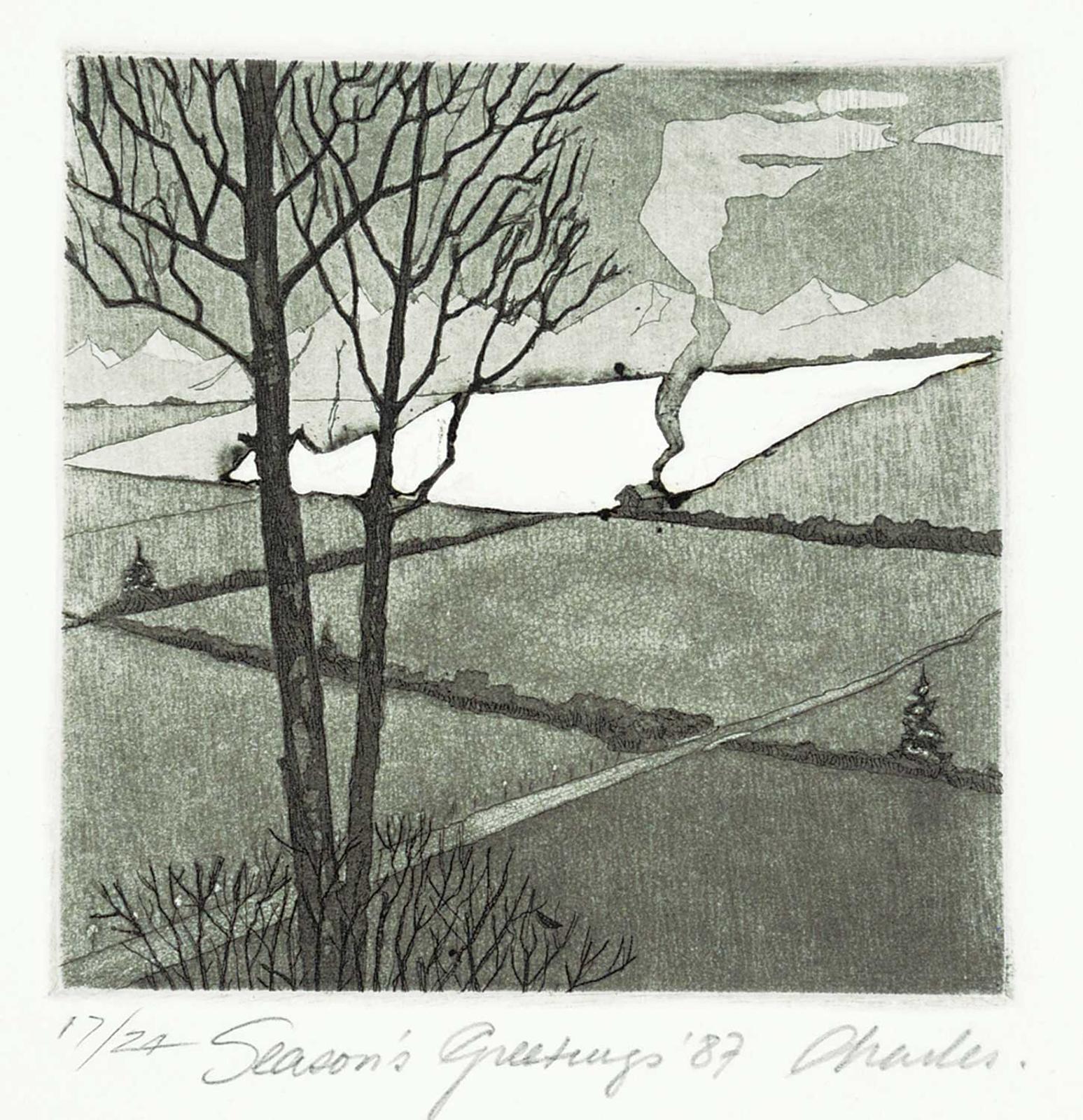 Charles Heine (1929-2010) - Season's Greetings '87  #17/24