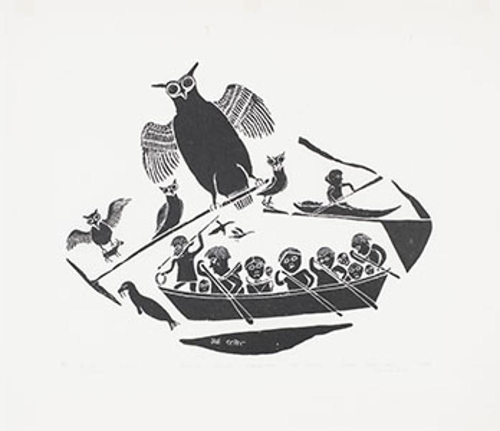 Joe Talirunili (1893-1976) - Hunting in a Canoe