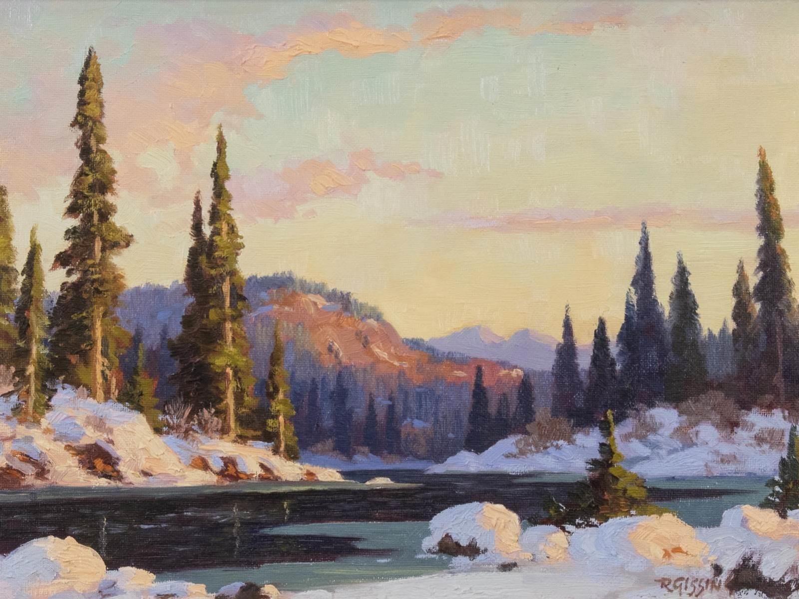 Roland Gissing (1895-1967) - Winter Sunset