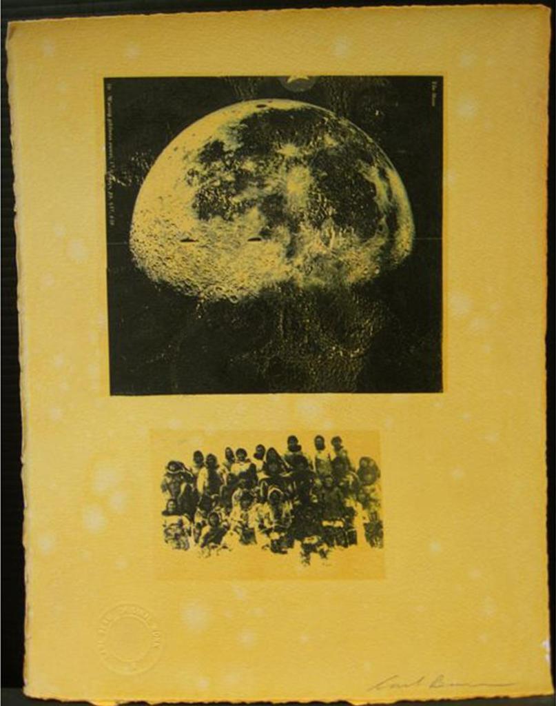 Carl Beam (1943-2005) - The Moon/Group Photo