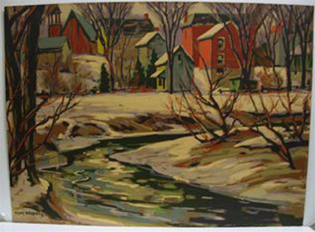 Thomas Keith (Tom) Roberts (1909-1998) - Spring Thaw; East Coast Village