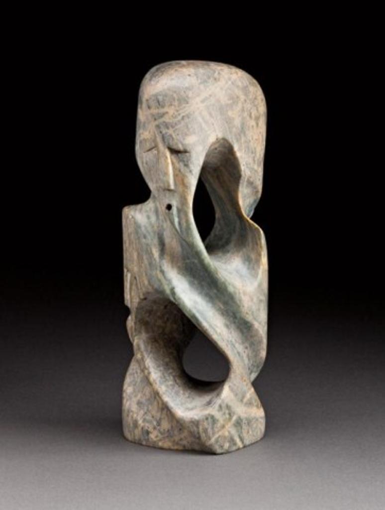 Alex Alikashuak (1952) - Whale Cove, Abstract faces, 2005