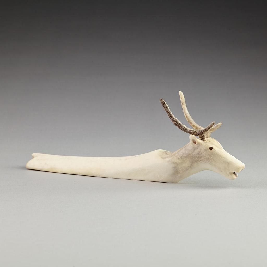 Jacob Irkok (1937-2009) - Swimming Caribou