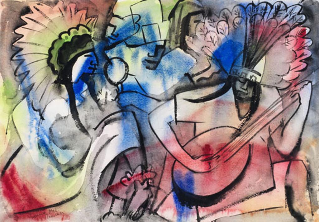 Muriel Yvonne Mckague Housser (1898-1996) - Mexican Dancers