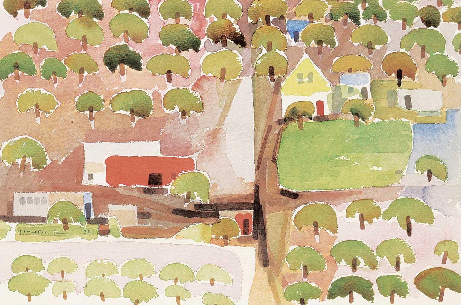 Luke Orton Lindoe (1913-1998) - Untitled - The Orchard