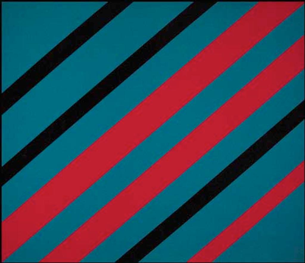 Guido Molinari (1933-2004) - Multiple Diagonal Noir