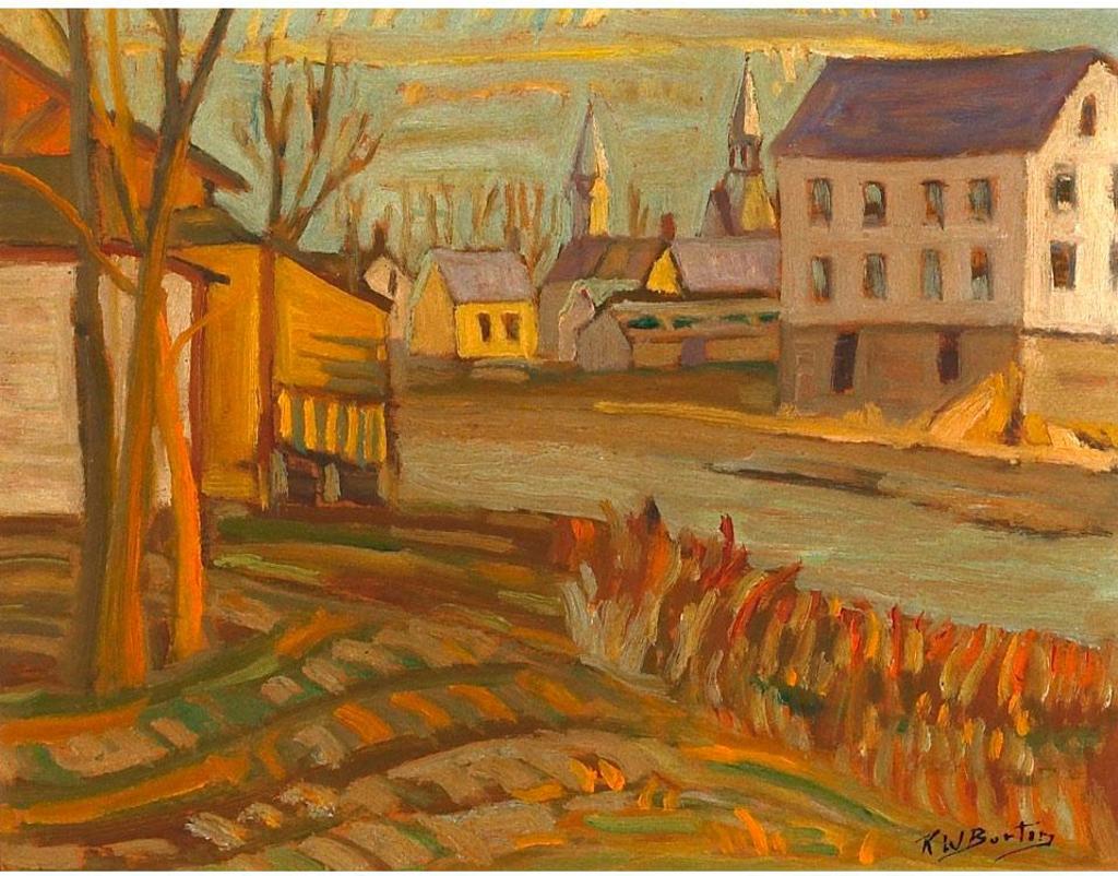 Ralph Wallace Burton (1905-1983) - The Nation River, Chesterville, Ont., 1960