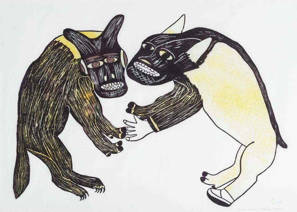 Simon Tookoome (1934-2010) - The Kind Animals