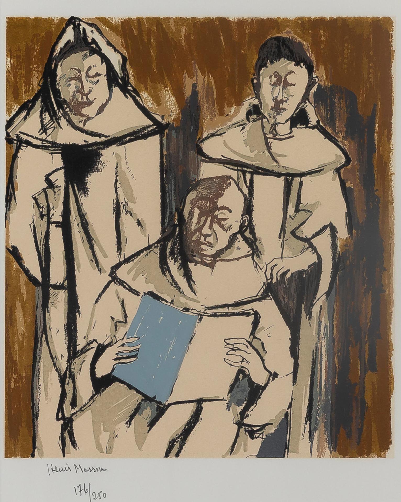 Henri Leopold Masson (1907-1996) - Monks