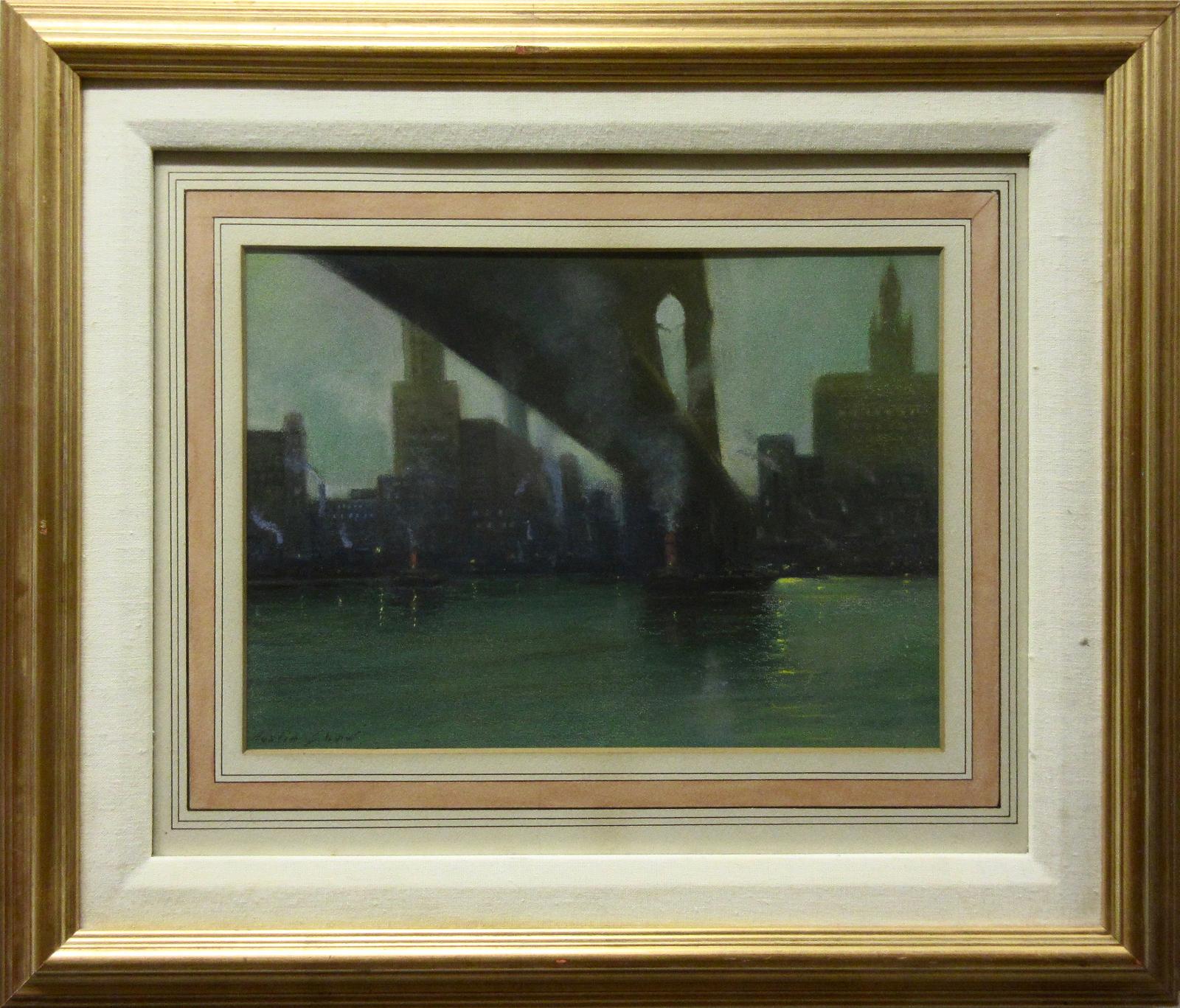 Austin Shaw - Untitled (Harbour At Night)