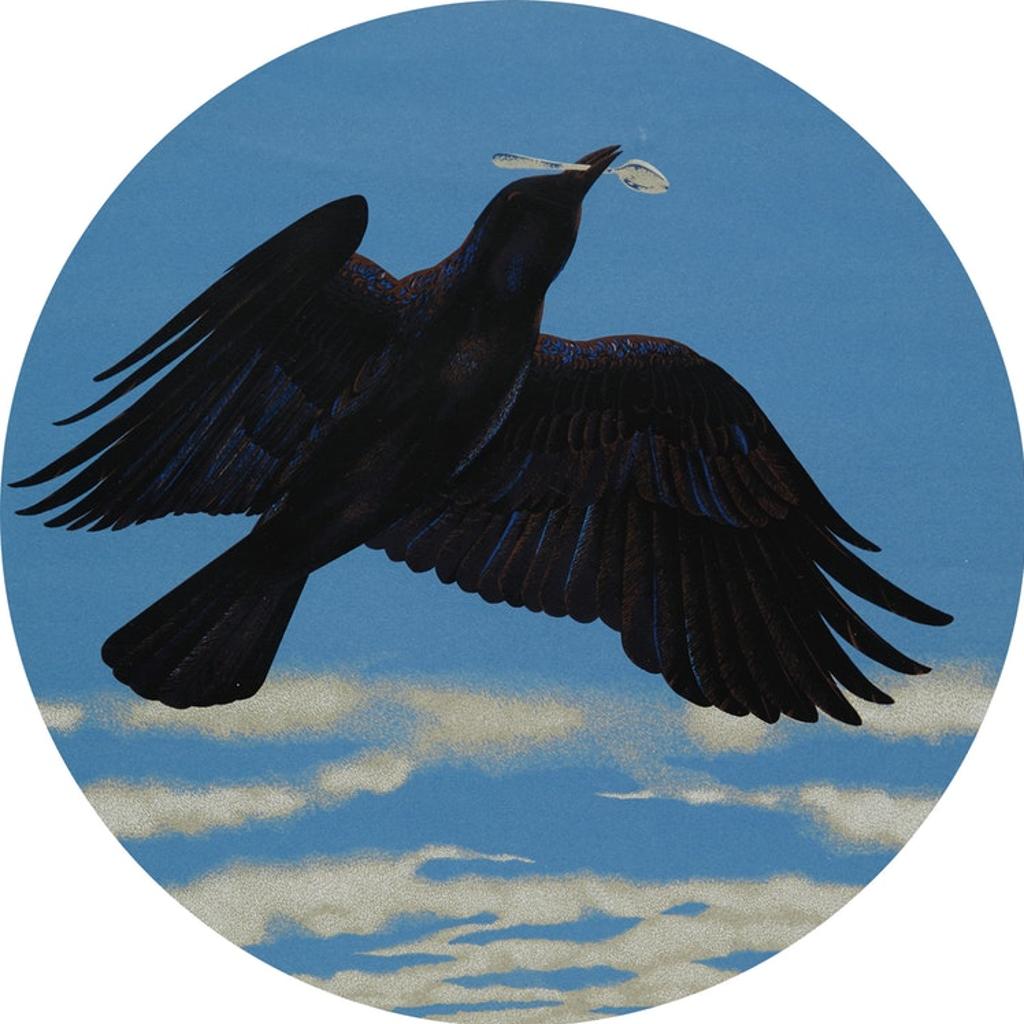 Alexander (Alex) Colville (1920-2013) - Crow with Silver Spoon