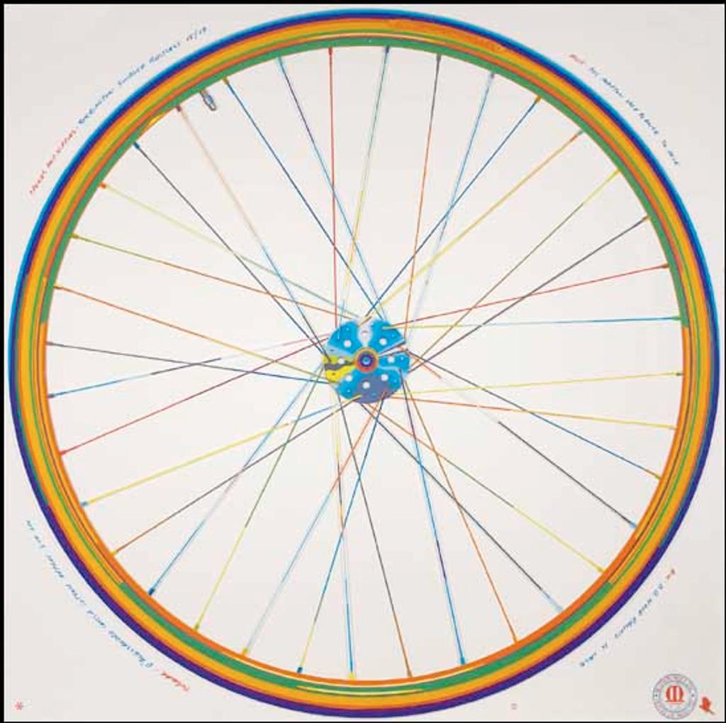 Gregory Richard Curnoe (1936-1992) - Doc Morton Front Wheel
