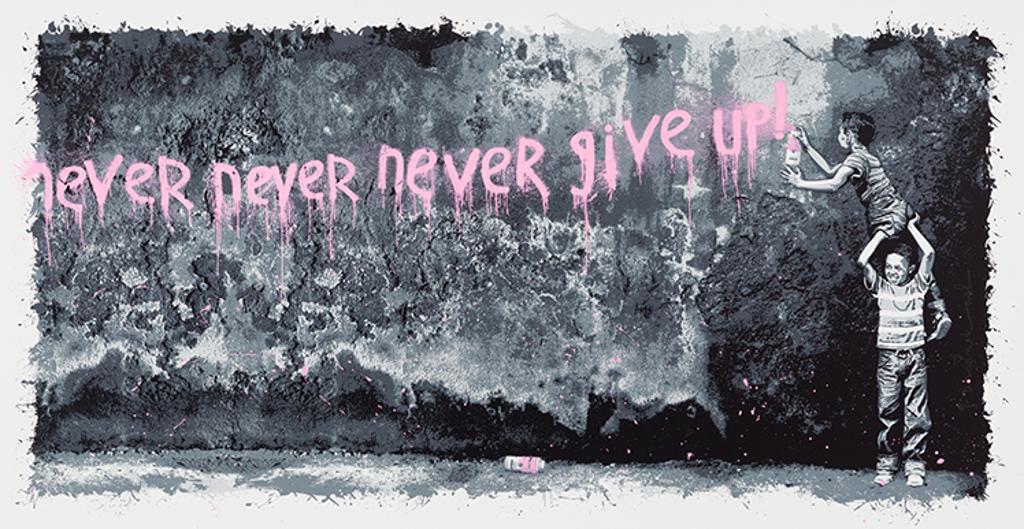 Mr. Brainwash (1966) - Never Never Never Give Up (Pink)