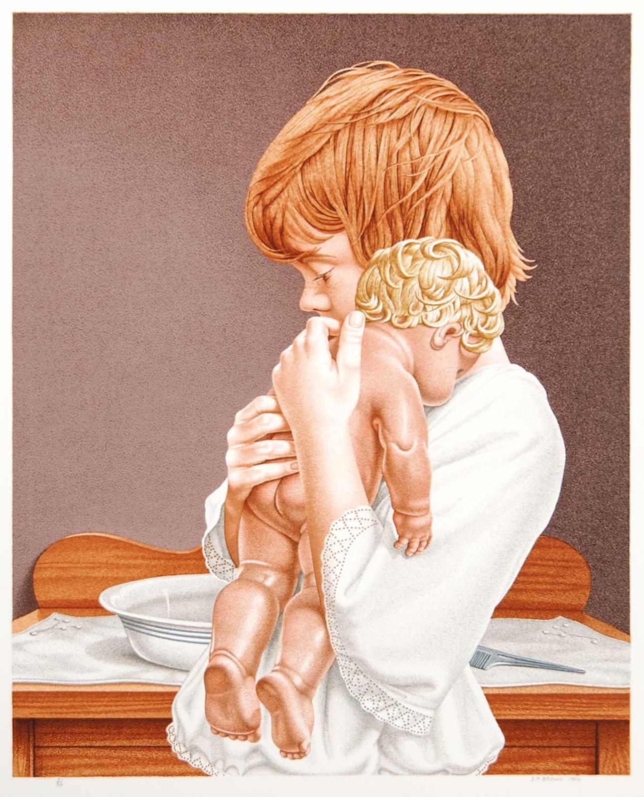 Daniel Price (D.P.) Erichsen Brown (1939) - Untitled - Child with Doll  #21/70