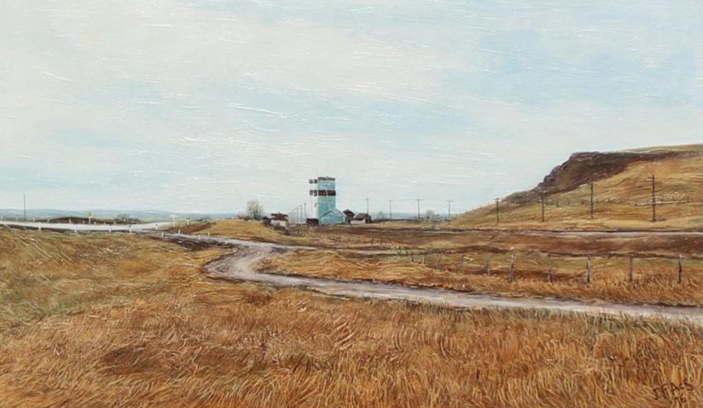 Joseph [Joe] Ferenc Acs (1936) - Brocket Grain Elevators, In The Fall 75; 1976