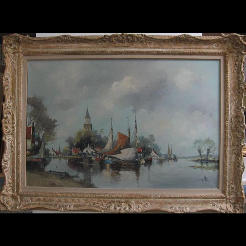 F. Roberts (1879) - Tranquil Harbour (Amsterdam)