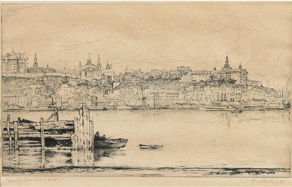 Robert Wakeham Pilot (1898-1967) - View Of Quebec