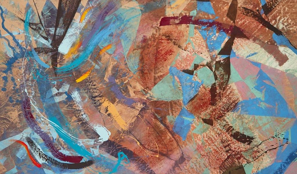 Don Reichert (1932-2013) - Untitled (Abstraction in Blues)