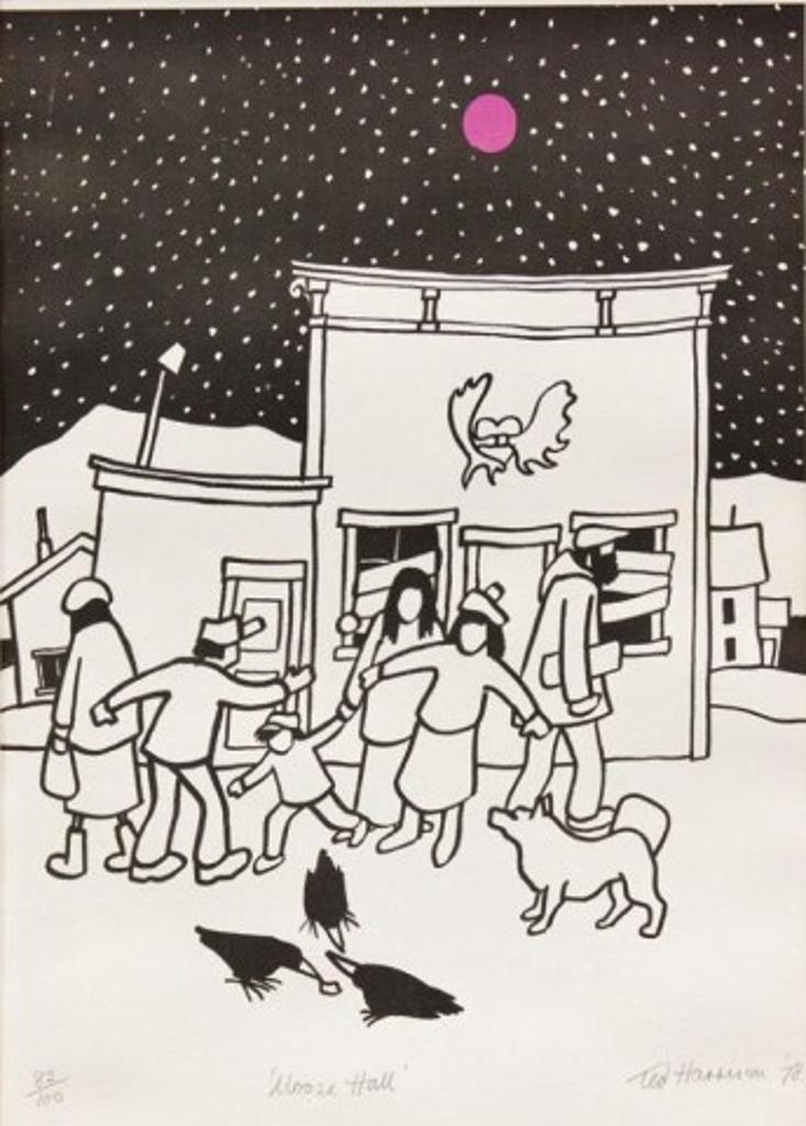 Ted Harrison (1926-2015) - Moose Hall