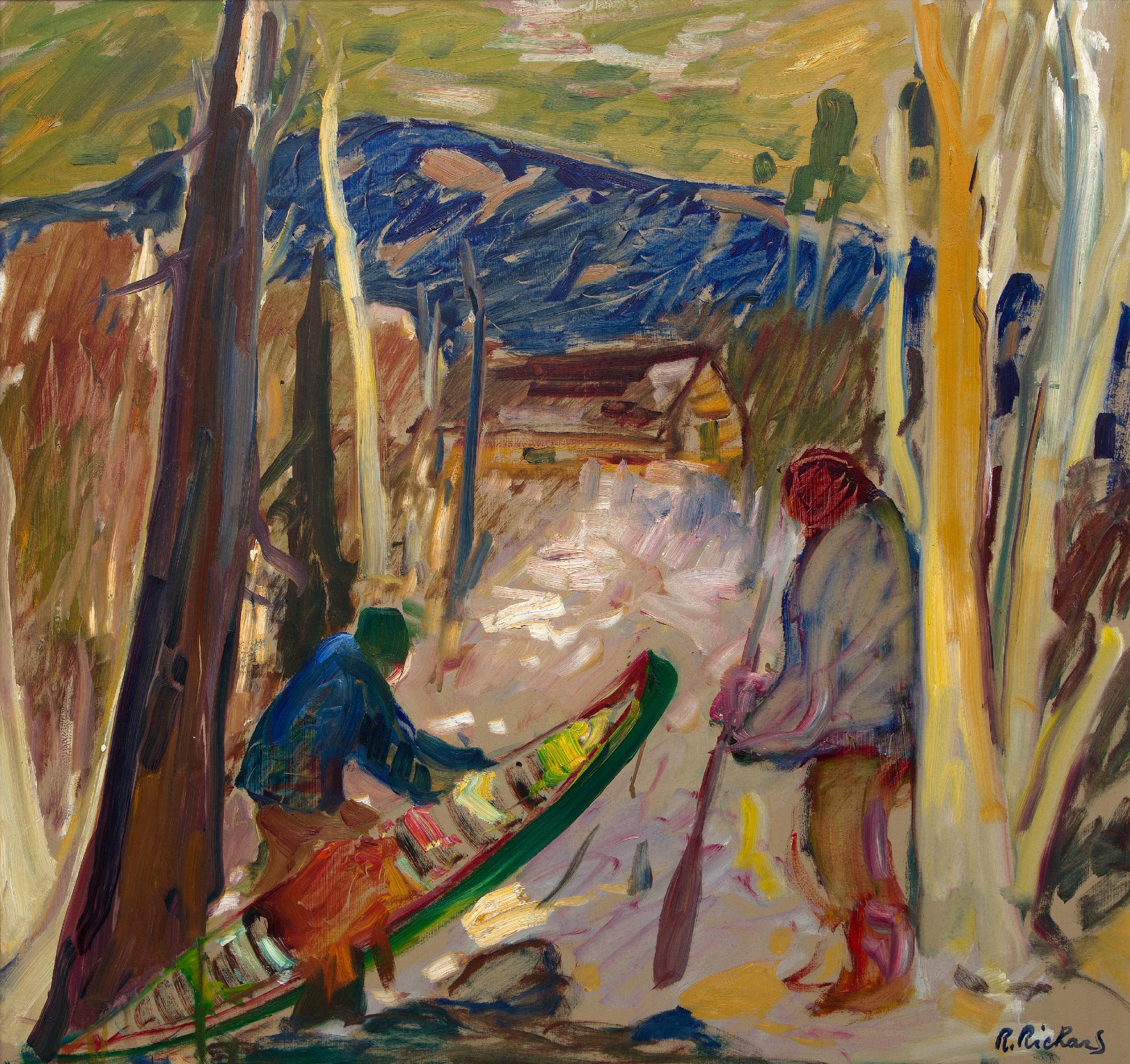 René Jean Richard (1895-1982) - Le vieux camp nº 1, Edmonton Ouest, 1968