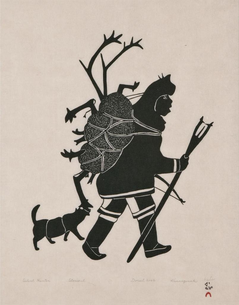 Kananginak Pootoogook (1935-2010) - Silent Hunter