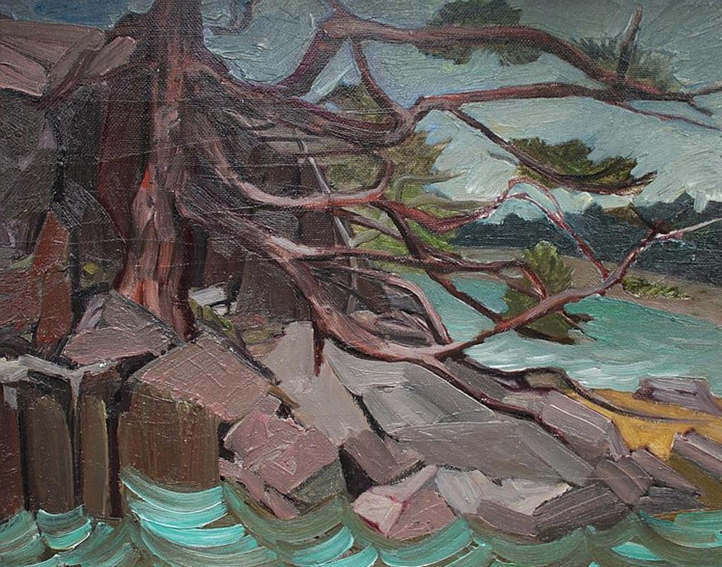 Jack Leaonard Shadbolt (1909-1998) - oil on board