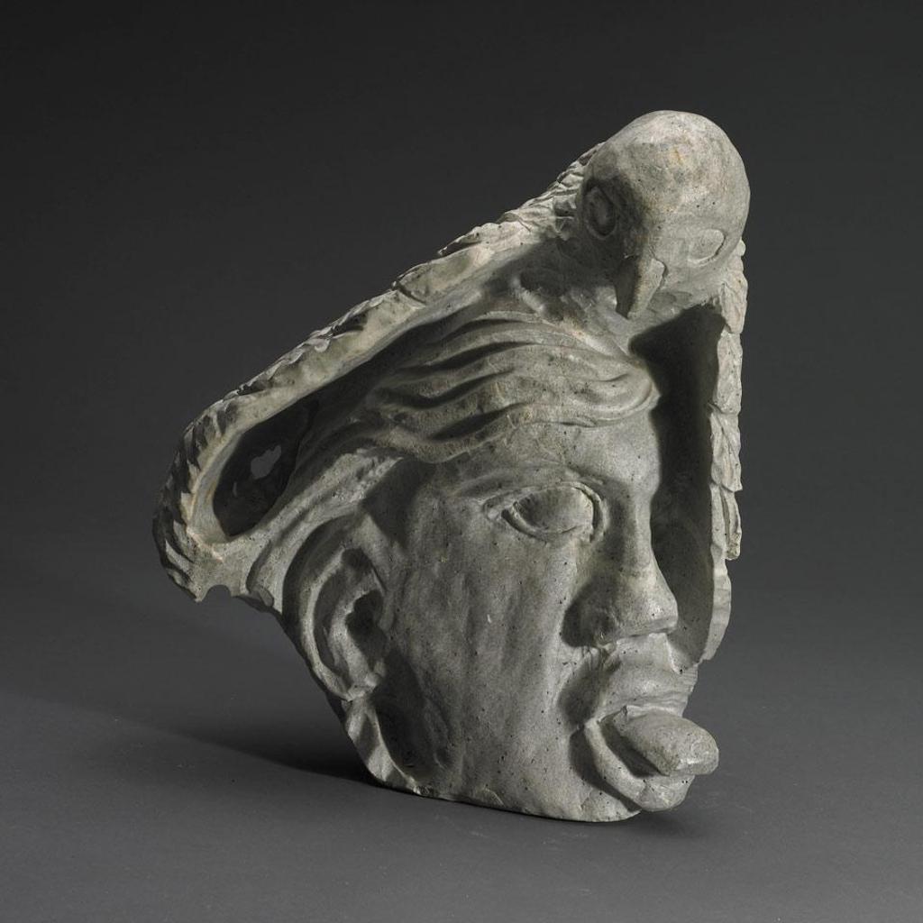 Bart Hanna (1948) - Face With Owl