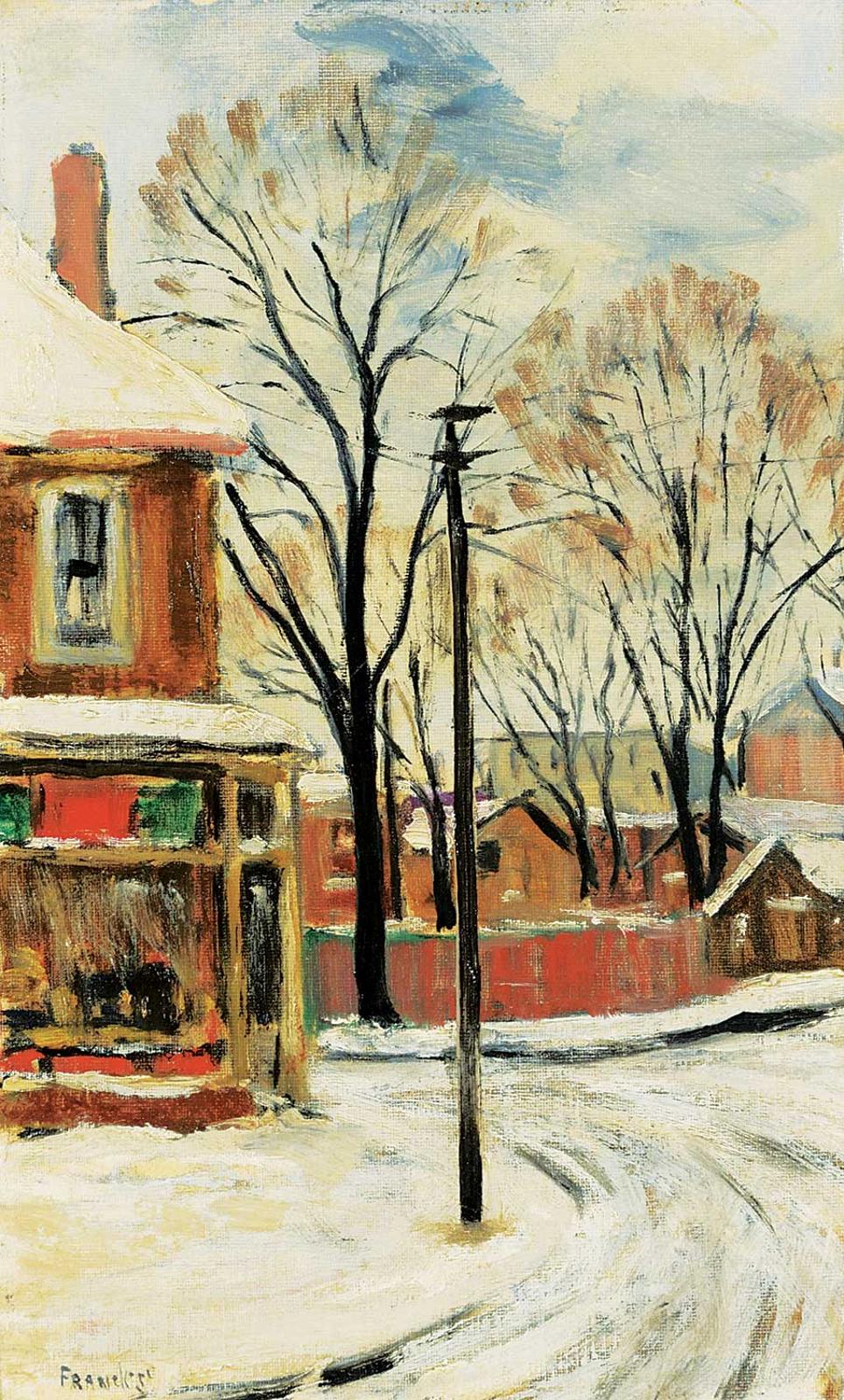 Albert Jacques Franck (1899-1973) - Elm in Simcoe Street
