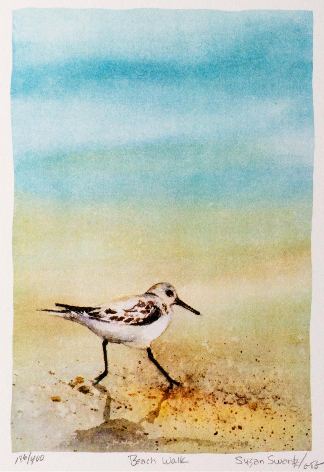 Susan Swartz (1951) - Beach Walk