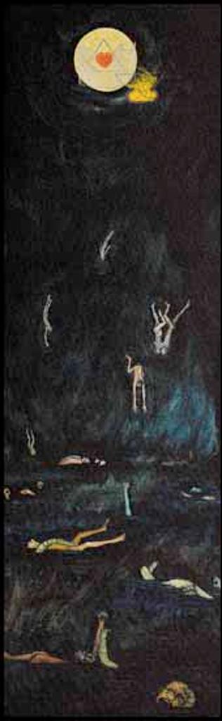 William Kurelek (1927-1977) - Hell (The Worm that Dies Not)