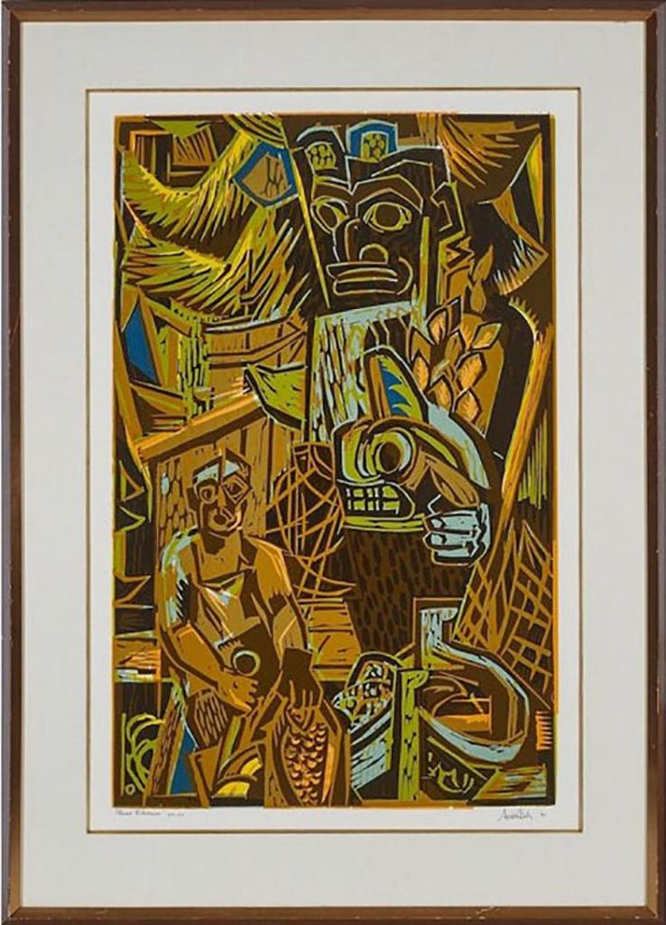 André Charles Biéler (1896-1989) - Skeena Fisherman