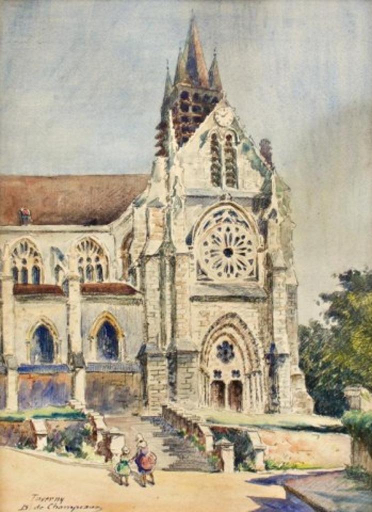 Bertrand Edouard de Champeaux - Various French Urban Views