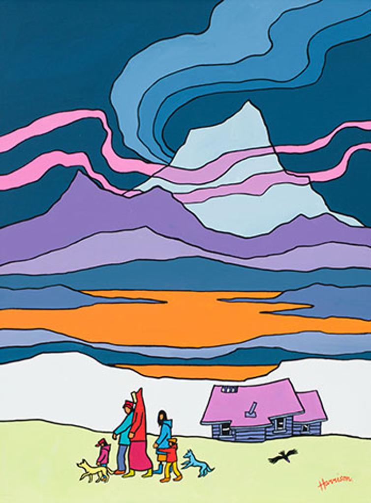 Ted Harrison (1926-2015) - White Peak