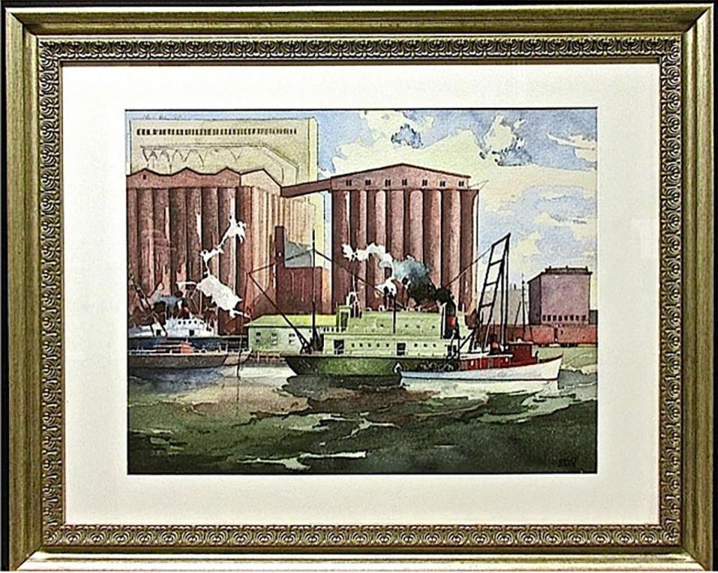 Garnet Hazard (1903-1987) - Untitled (Harbour Study)