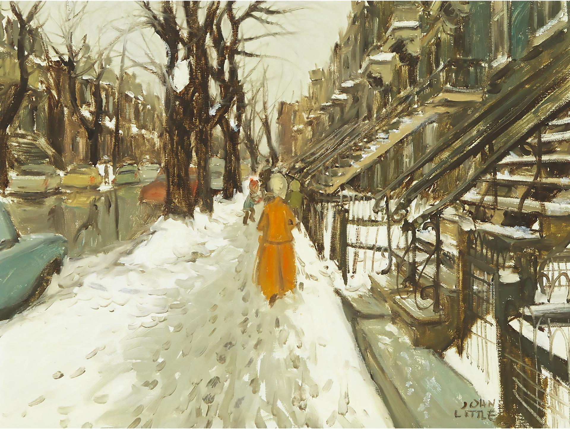 John Geoffrey Caruthers Little (1928-2024) - Rue Berri, Montreal, 1971
