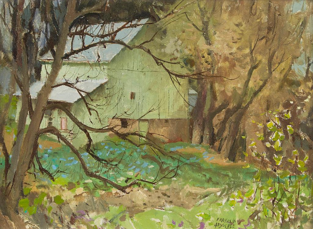 George Franklin Arbuckle (1909-2001) - Green Barn, Hawkesville, Ontario