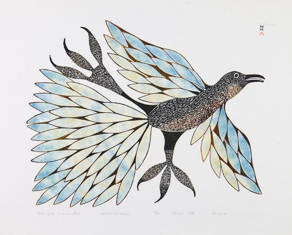 Kenojuak Ashevak (1927-2013) - Bird Of The Summer Land