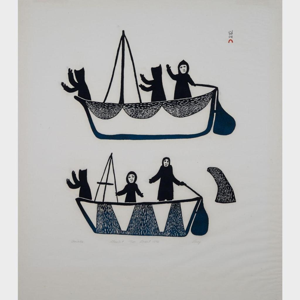 Lucy Qinnuayuak (1915-1982) - Umiaks