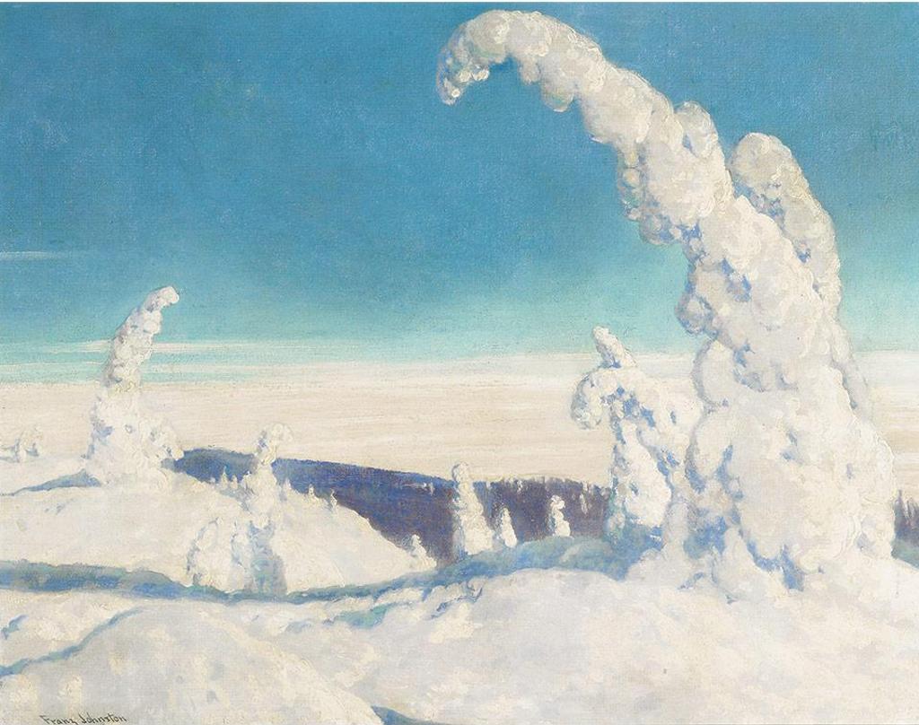 Frank (Franz) Hans Johnston (1888-1949) - In Winter’S Thrall, Great Bear Lake, N.W.T., March 1939