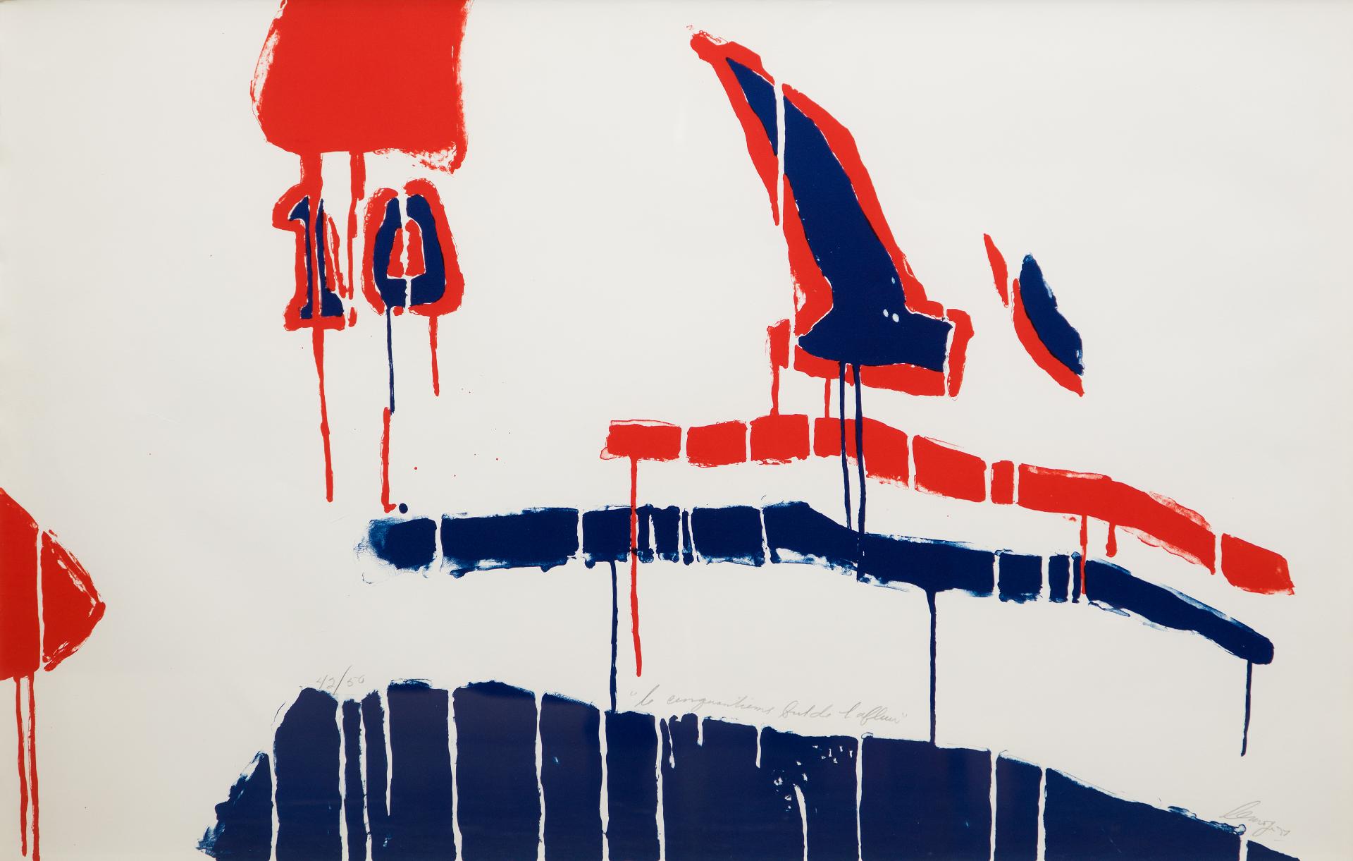 Serge Lemoyne (1941-1998) - Le cinquantième but de Lafleur, 1977