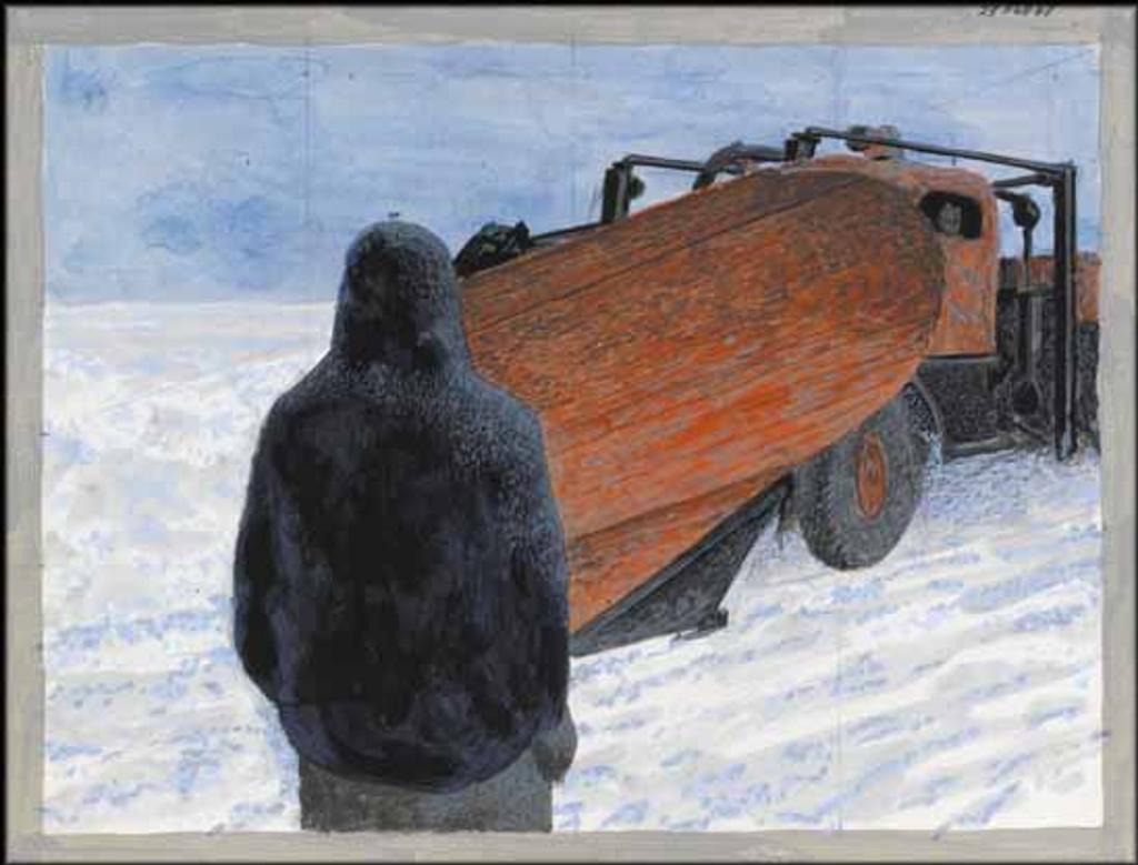 Alexander (Alex) Colville (1920-2013) - Study for Snowplow