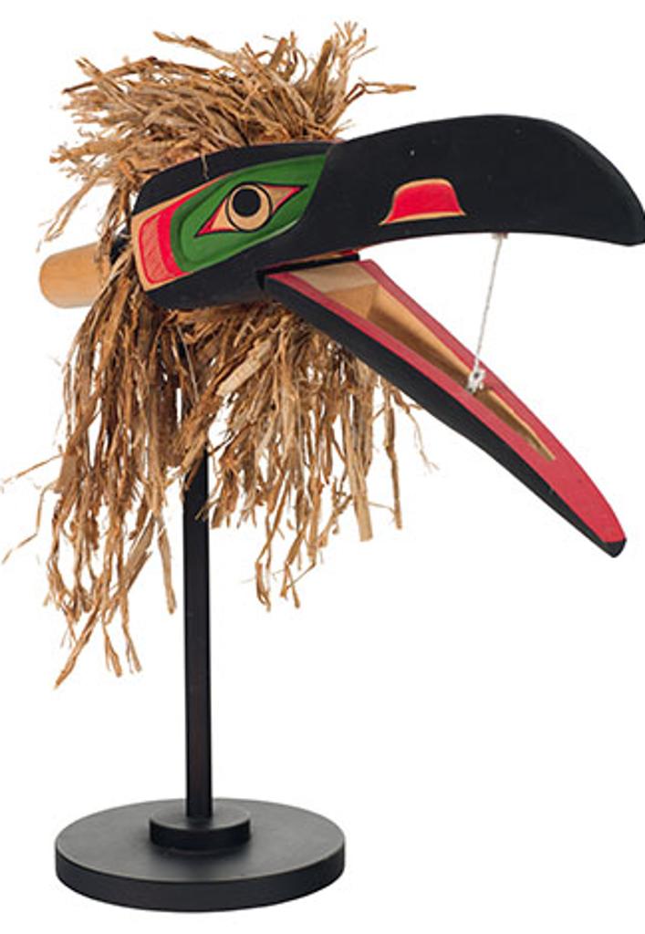 Joe Peters Jr. (1959-1994) - Hamatsa Raven Rattle