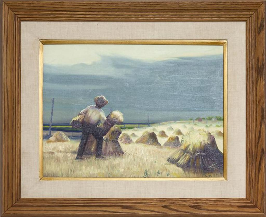 Sanford Fisher (1927-1988) - Untitled - Stooks