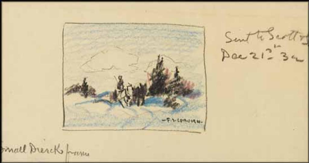 Frederick Simpson Coburn (1871-1960) - Logging, Eastern Townships