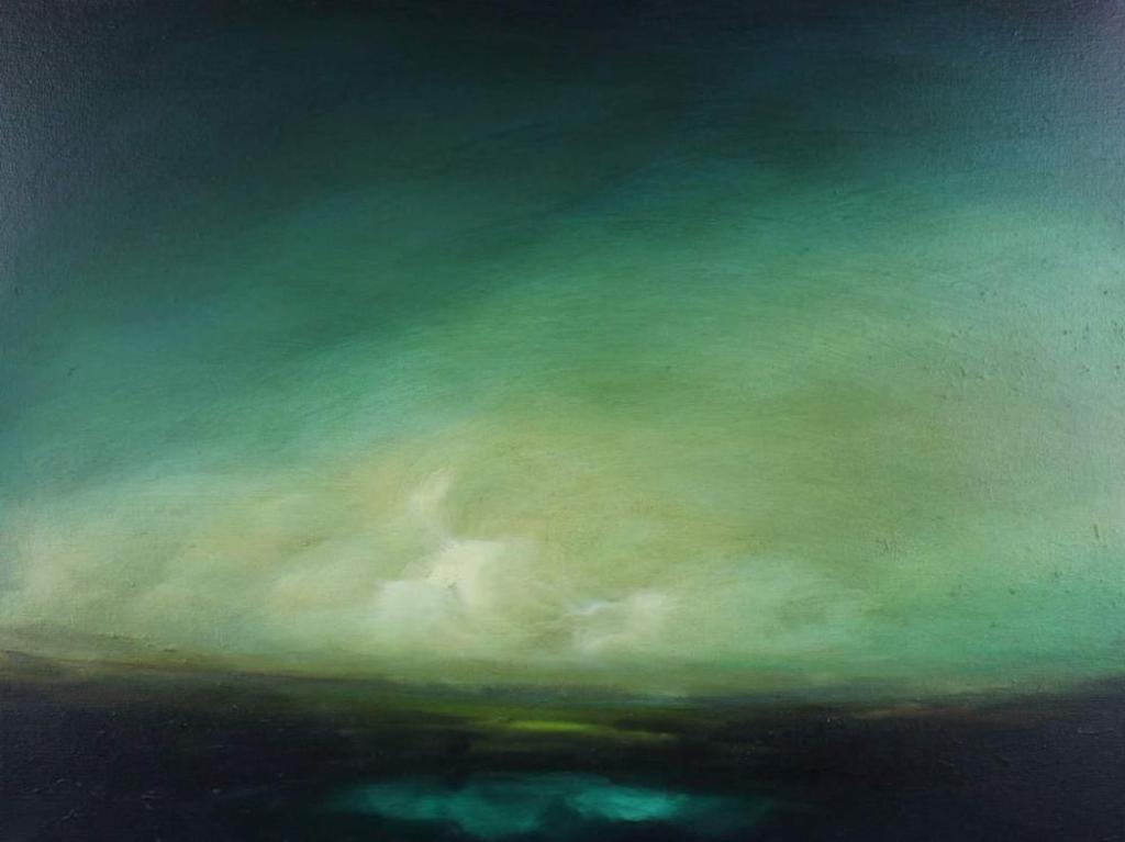 David Charles Bierk (1944-2002) - British Columbia Foothills/ Turquoise Pond